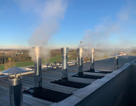 oczyszczanie spalin przy pomocy środków chemicznych